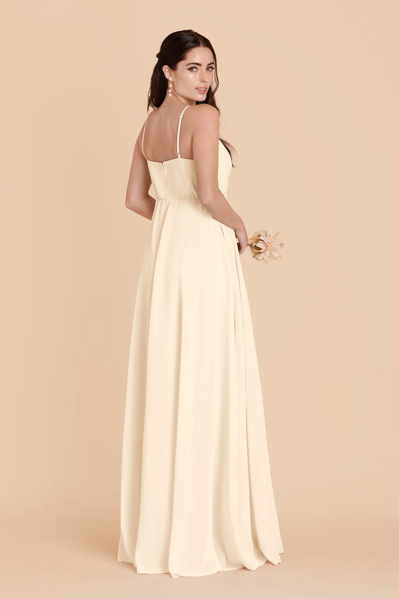 Kaia Chiffon Dress - Ivory Cream sold by Birdy Grey product image thumbnail 4