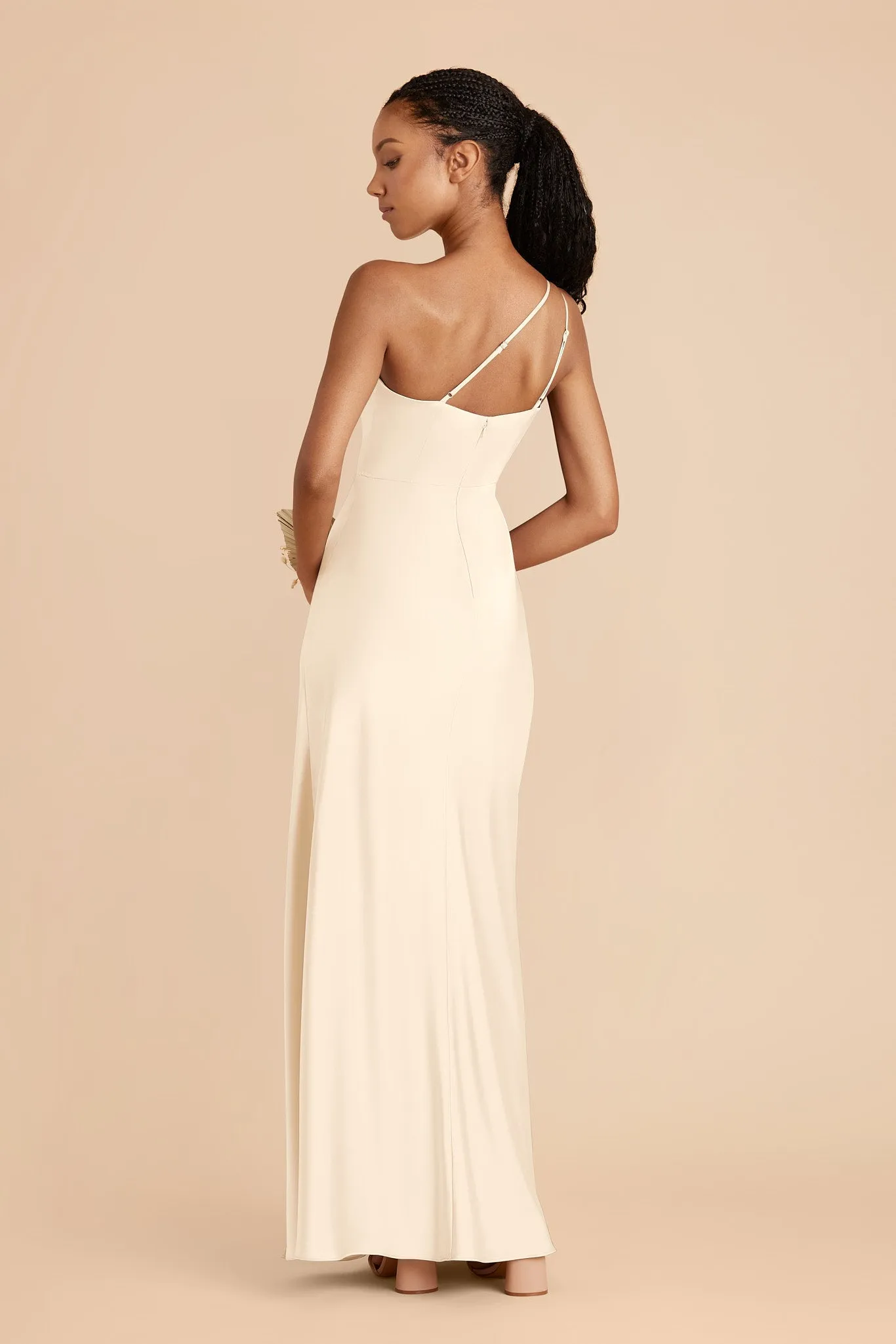 Kensie Matte Satin Dress - Ivory Cream sold by Birdy Grey product image thumbnail 3