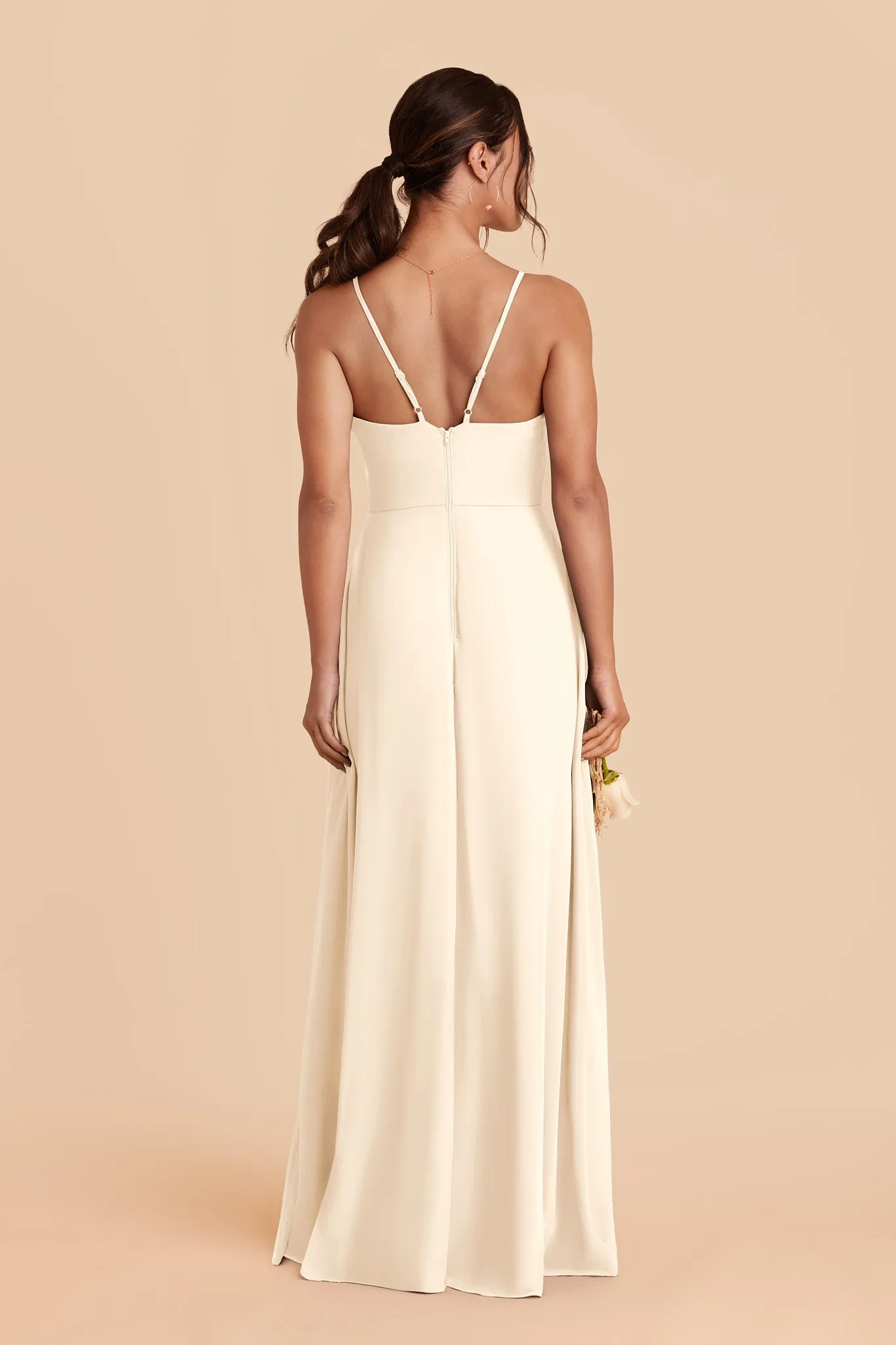 Theresa Chiffon Dress - Ivory Cream sold by Birdy Grey product image thumbnail 3