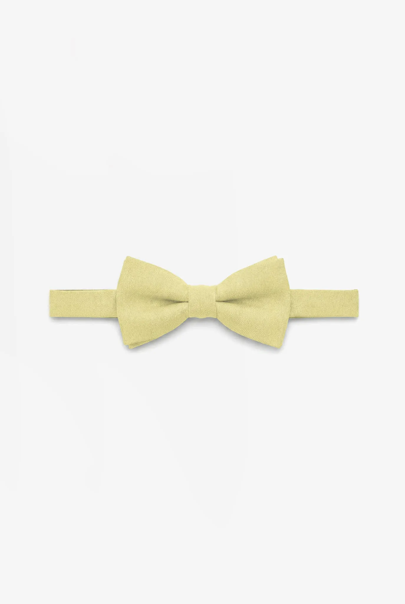 Dan Pre Tied Bow Tie - Lemon Sorbet sold by Birdy Grey product image thumbnail 2
