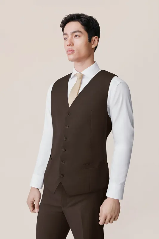 Josh Vest - Dark Brown made by Birdy Grey