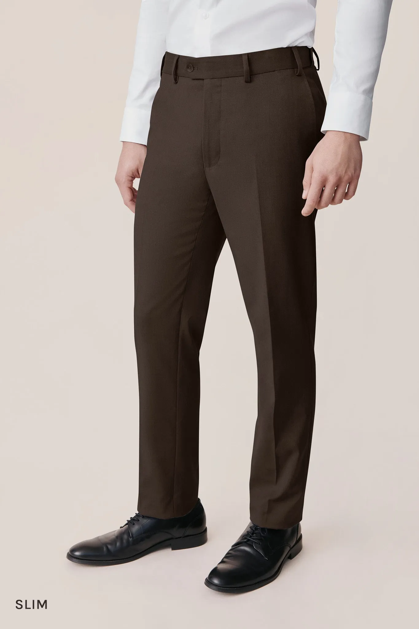 Taylor Suit Pants - Dark Brown sold by Birdy Grey product image thumbnail 2