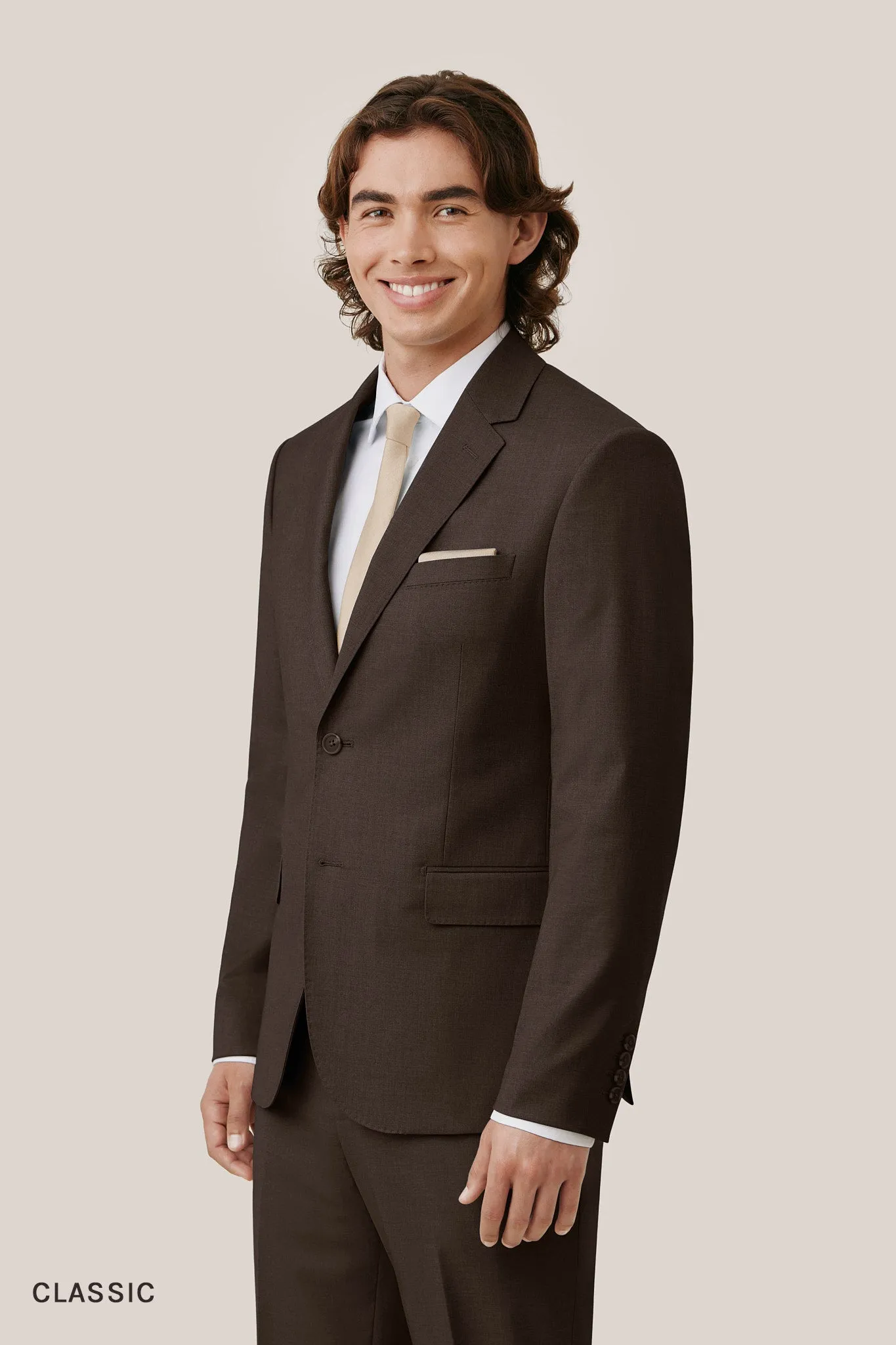 Taylor Suit Jacket - Dark Brown sold by Birdy Grey product image thumbnail 5