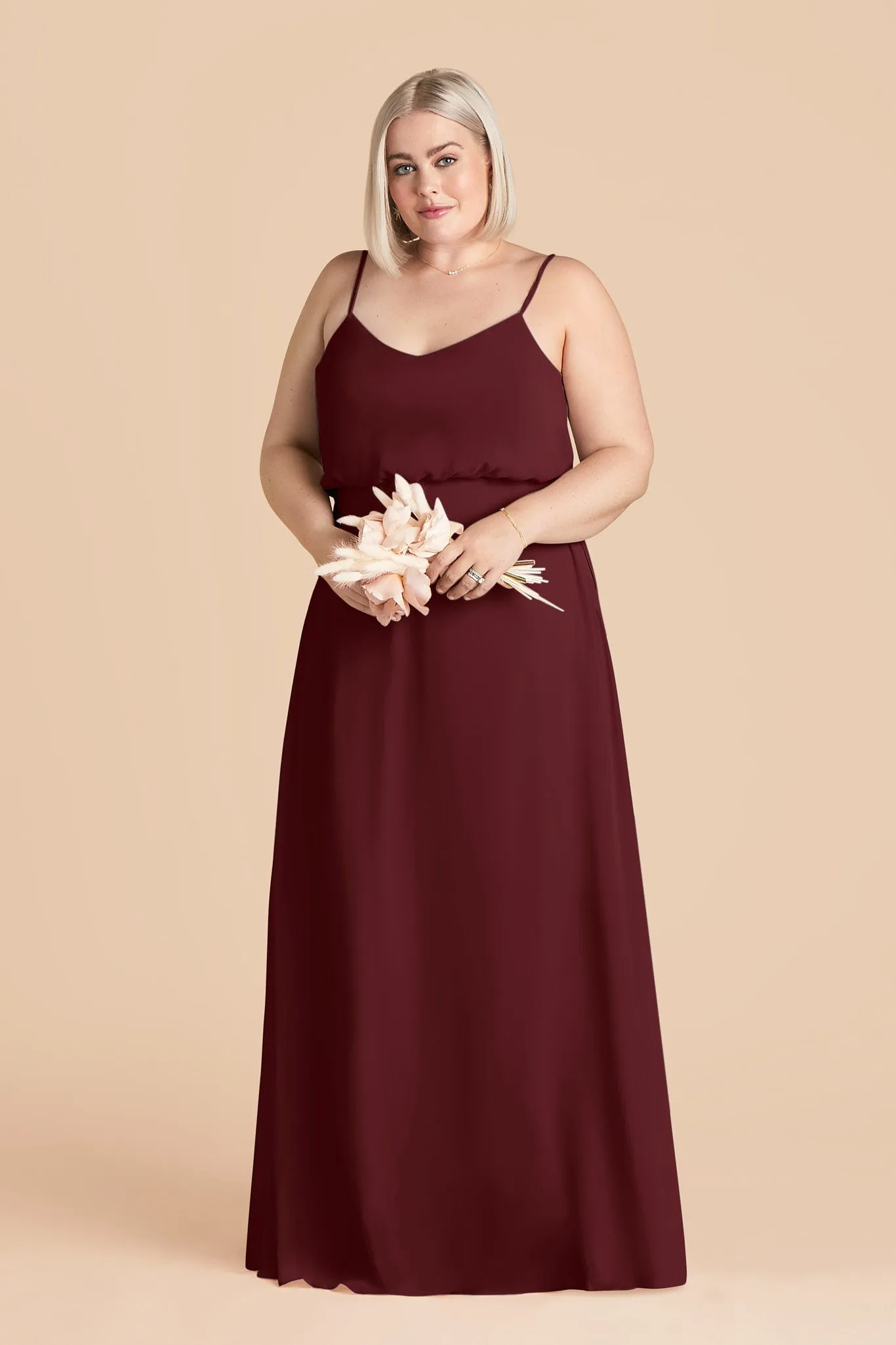 Gwennie Chiffon Dress - Black Cherry sold by Birdy Grey product image thumbnail 2