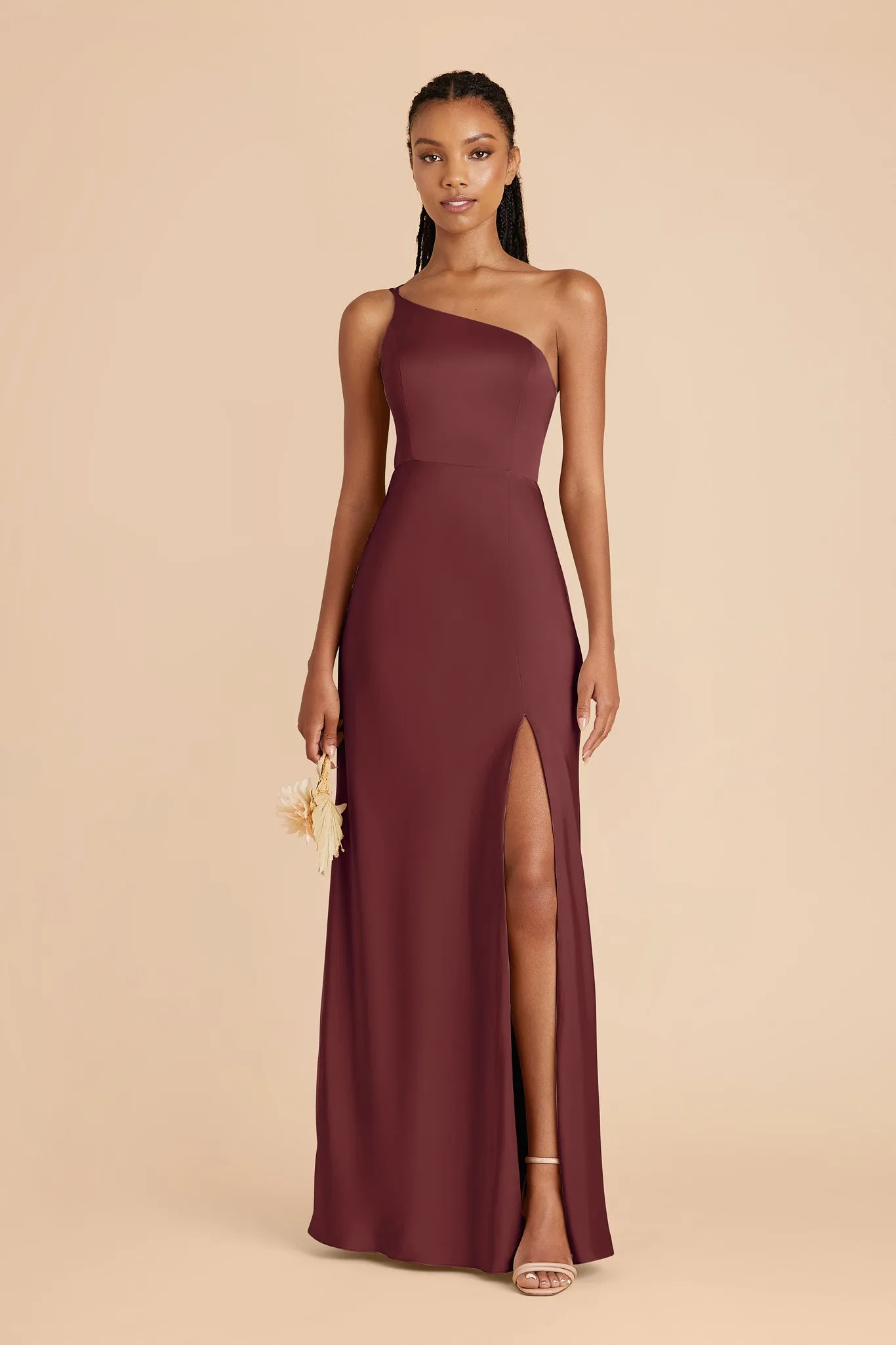 Kensie Matte Satin Dress - Rosewood sold by Birdy Grey