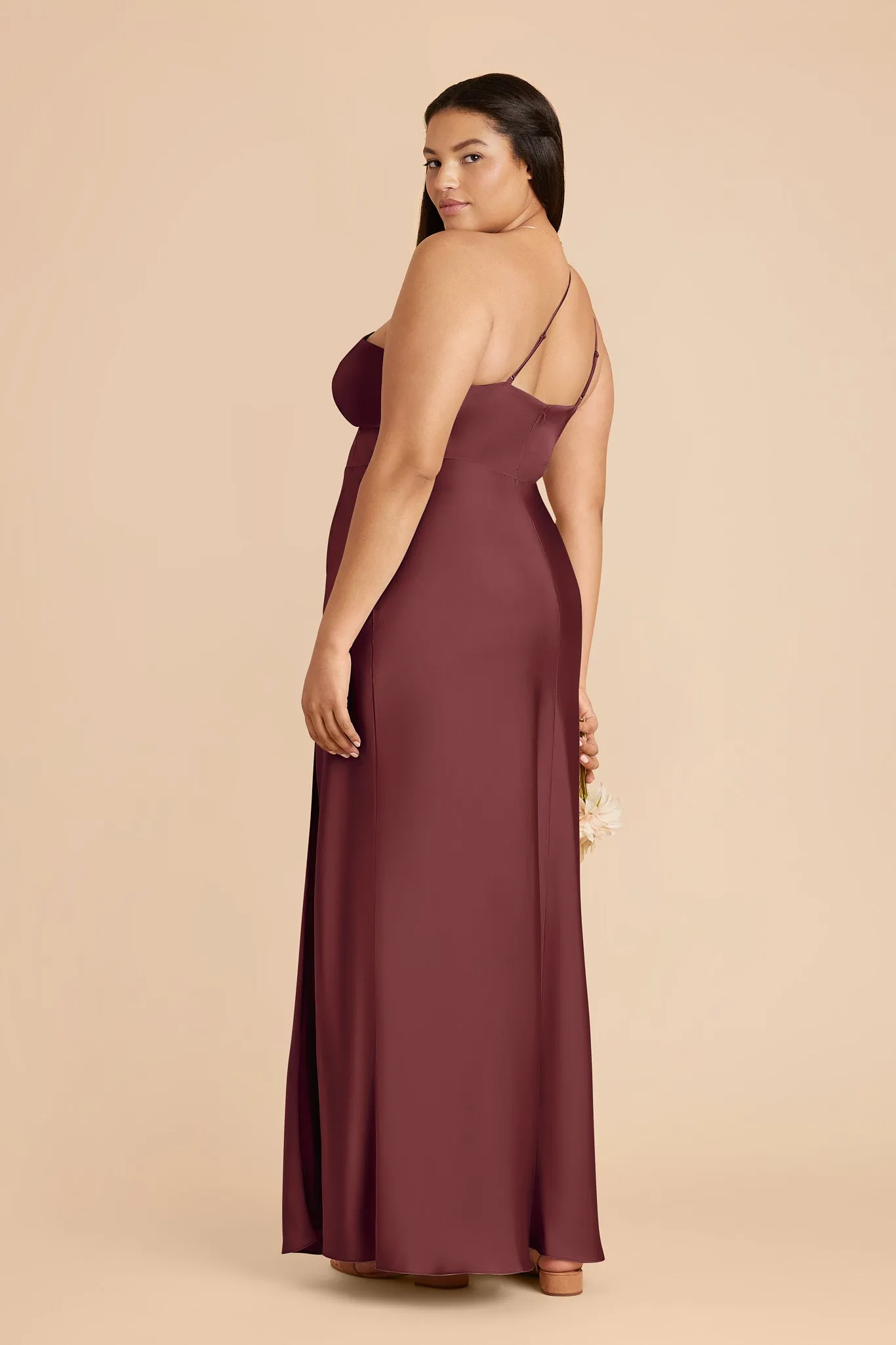 Kensie Matte Satin Dress - Rosewood sold by Birdy Grey product image thumbnail 5