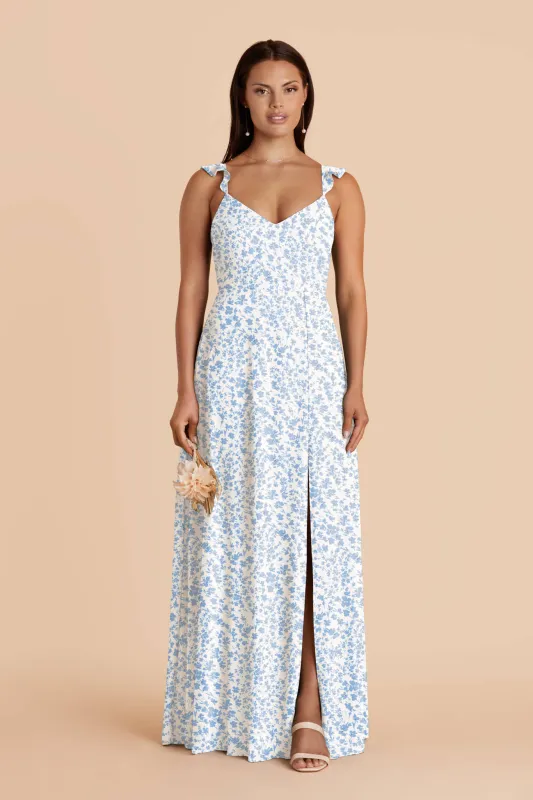 Doris Chiffon Dress - Blue Dreamy Ditsy made by Birdy Grey