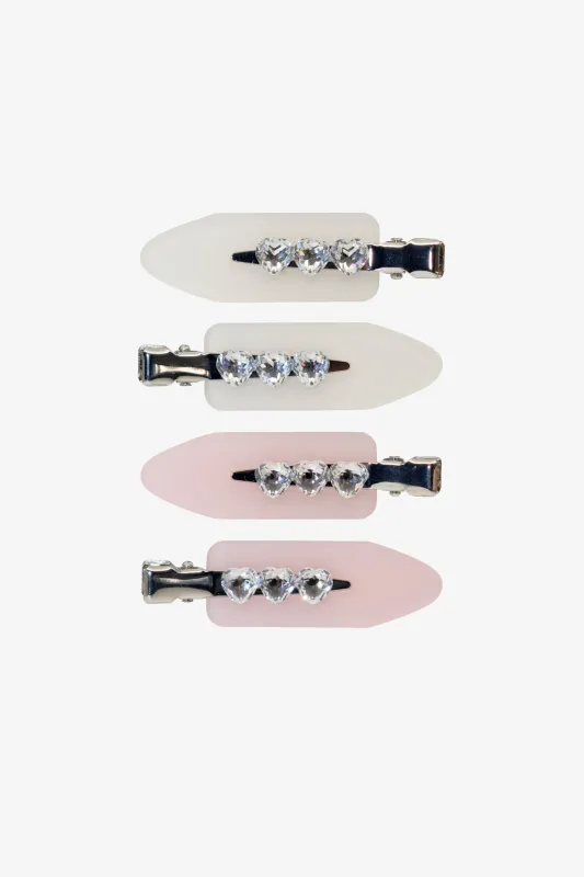 Popstar Clip Set of 4 - Soft N Sweet made by Birdy Grey