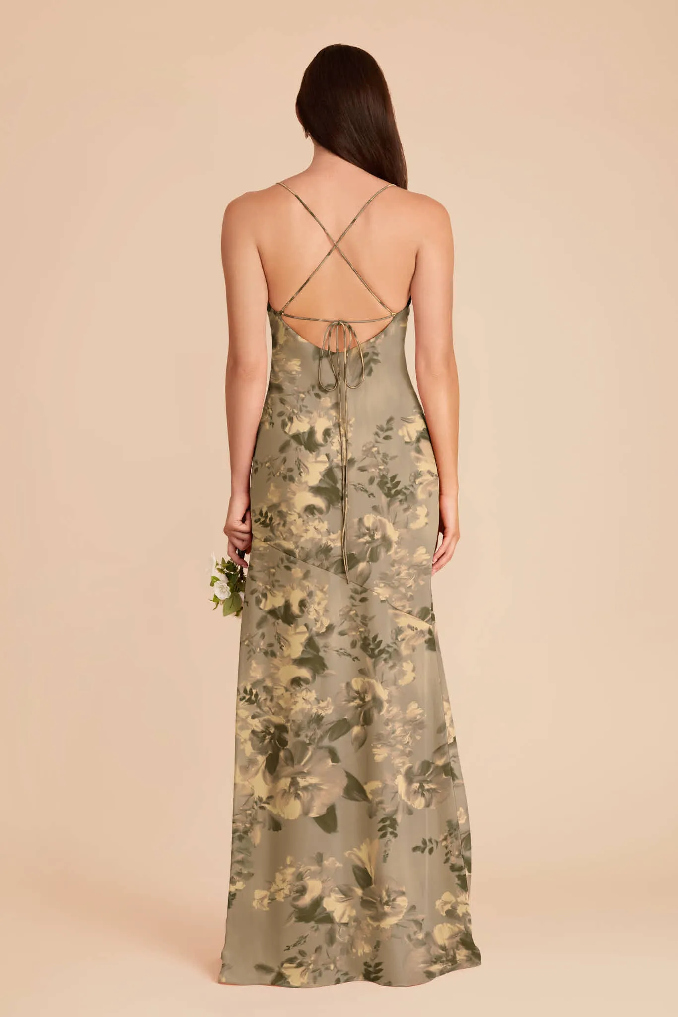 Olivia Chiffon Dress - Doe Painted Botanics sold by Birdy Grey product image thumbnail 4