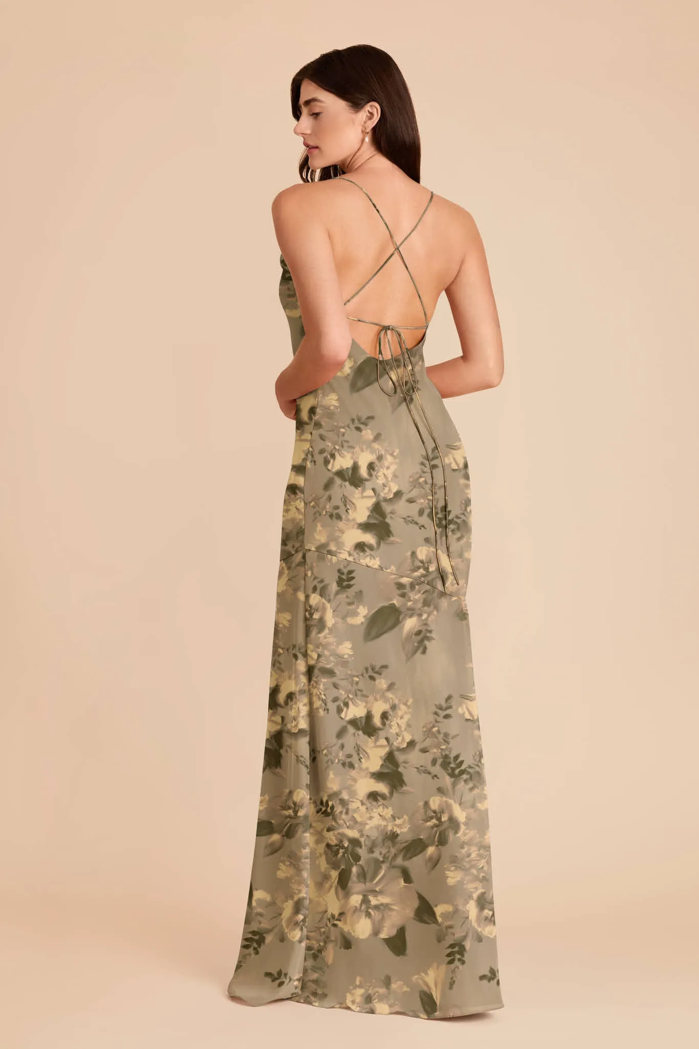 Olivia Chiffon Dress - Doe Painted Botanics sold by Birdy Grey product image thumbnail 3