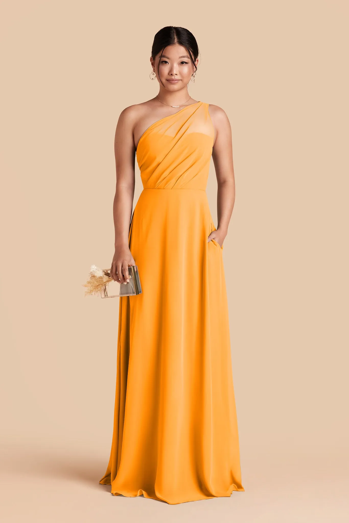 Kira Chiffon Dress - Mango sold by Birdy Grey product image thumbnail 3