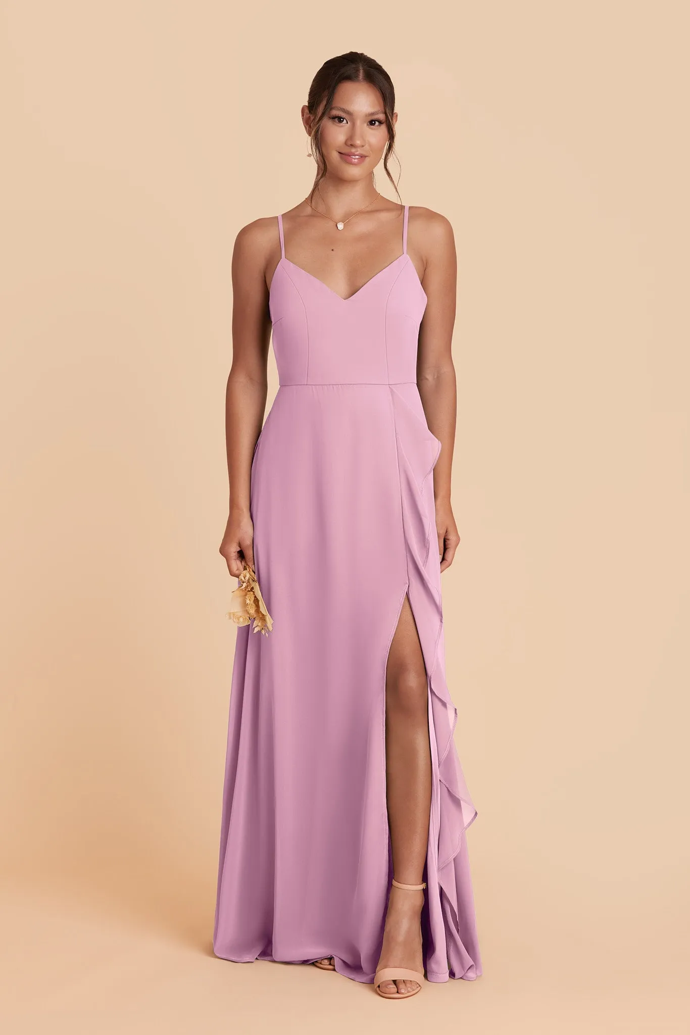 Theresa Chiffon Dress - Orchid sold by Birdy Grey