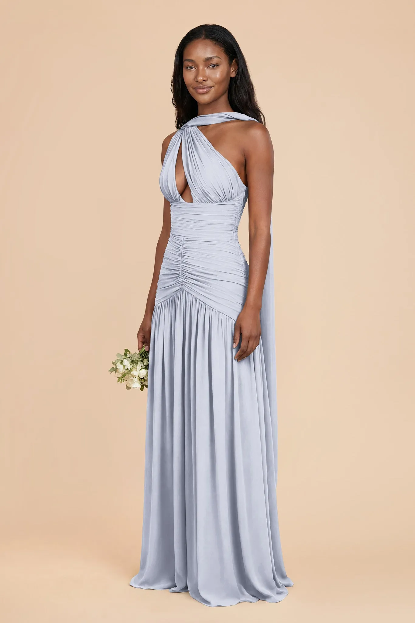 Juju Chiffon Dress - Ice Blue sold by Birdy Grey product image thumbnail 2
