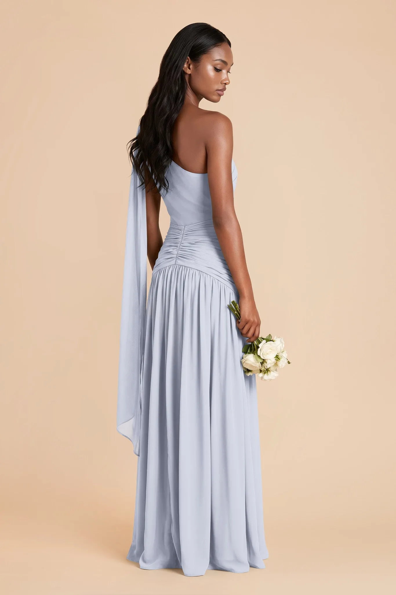 Juju Chiffon Dress - Ice Blue sold by Birdy Grey product image thumbnail 3
