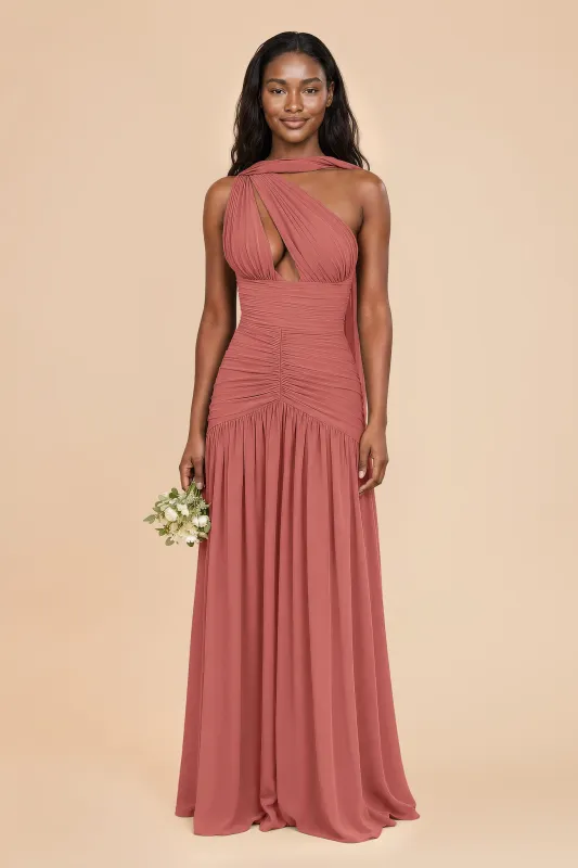 Juju Chiffon Dress - Wild Rose made by Birdy Grey