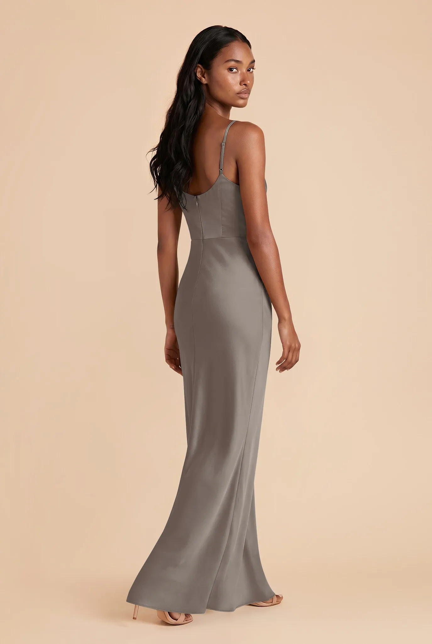 Meg Matte Satin Dress - Quartz sold by Birdy Grey product image thumbnail 3