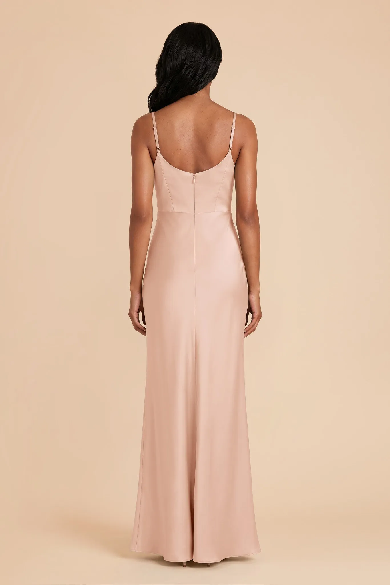 Meg Matte Satin Dress - Rose Gold sold by Birdy Grey product image thumbnail 4
