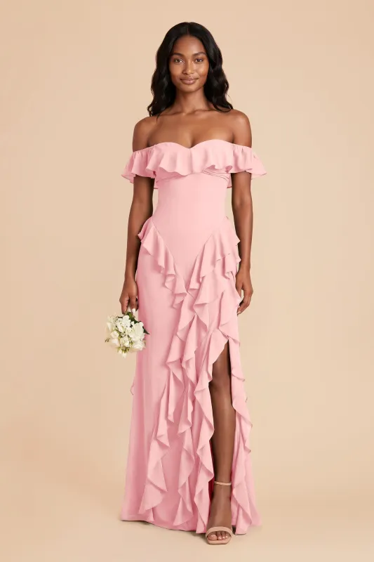 Sindy Chiffon Dress - Bubblegum Pink made by Birdy Grey