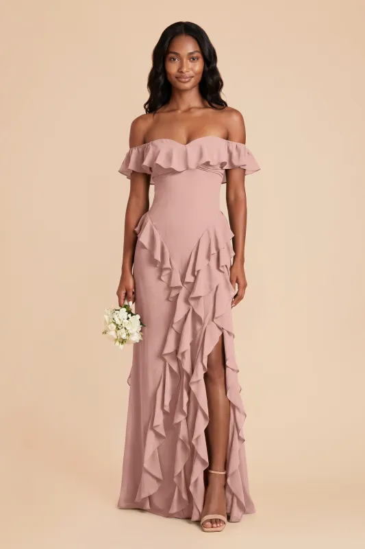 Sindy Chiffon Dress - English Rose made by Birdy Grey