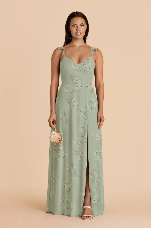 Doris Chiffon Dress - Sage Le Fleur made by Birdy Grey
