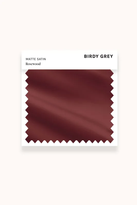 Matte Satin Swatch - Rosewood made by Birdy Grey