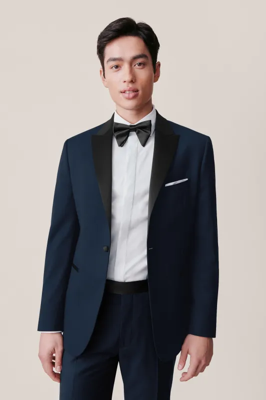 Spencer Tuxedo Jacket - Navy made by Birdy Grey