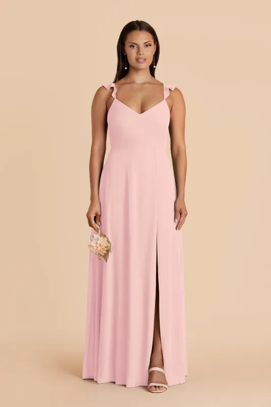 Doris Chiffon Dress - Fondant Pink made by Birdy Grey