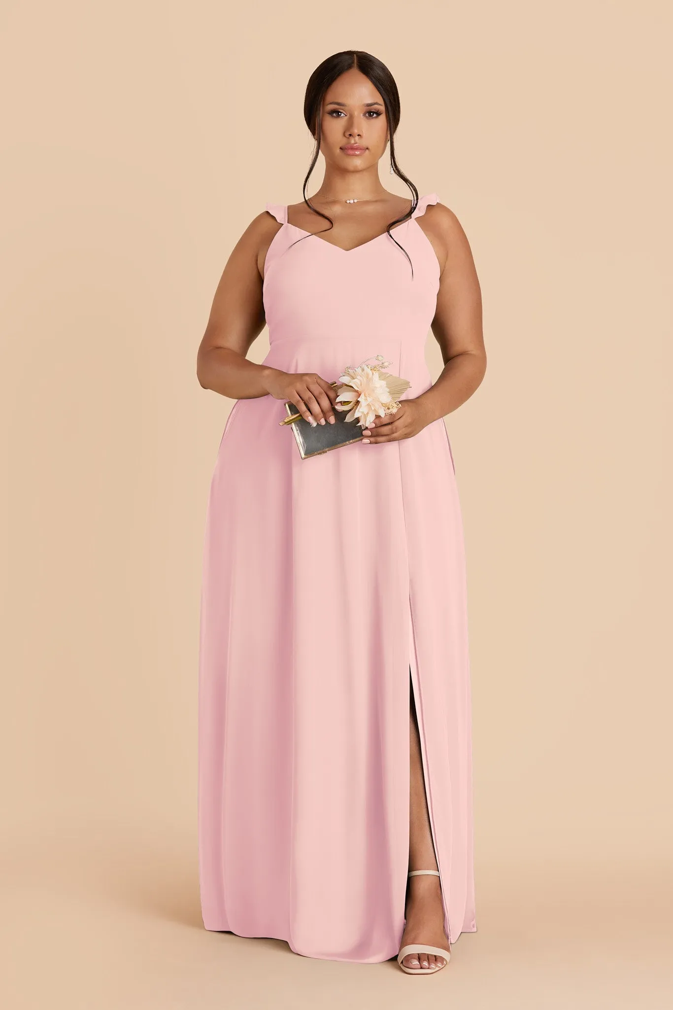 Doris Chiffon Dress - Fondant Pink sold by Birdy Grey product image thumbnail 2