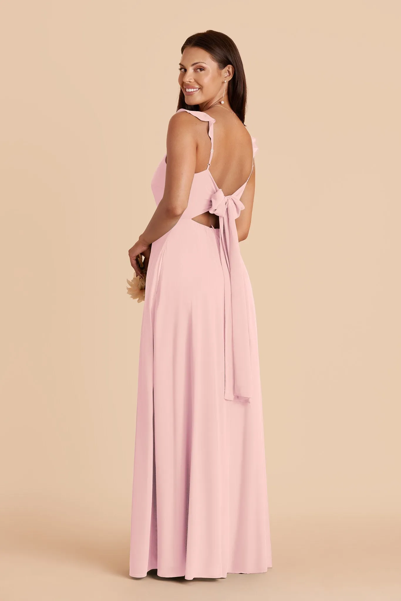 Doris Chiffon Dress - Fondant Pink sold by Birdy Grey product image thumbnail 4
