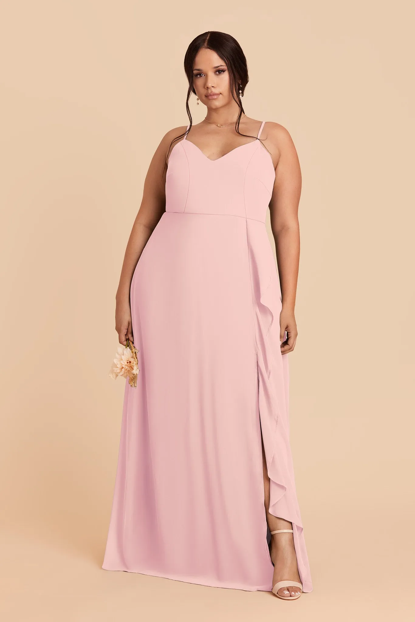 Theresa Chiffon Dress - Fondant Pink sold by Birdy Grey product image thumbnail 2