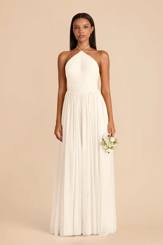 Adella Tulle Dress - White made by Birdy Grey