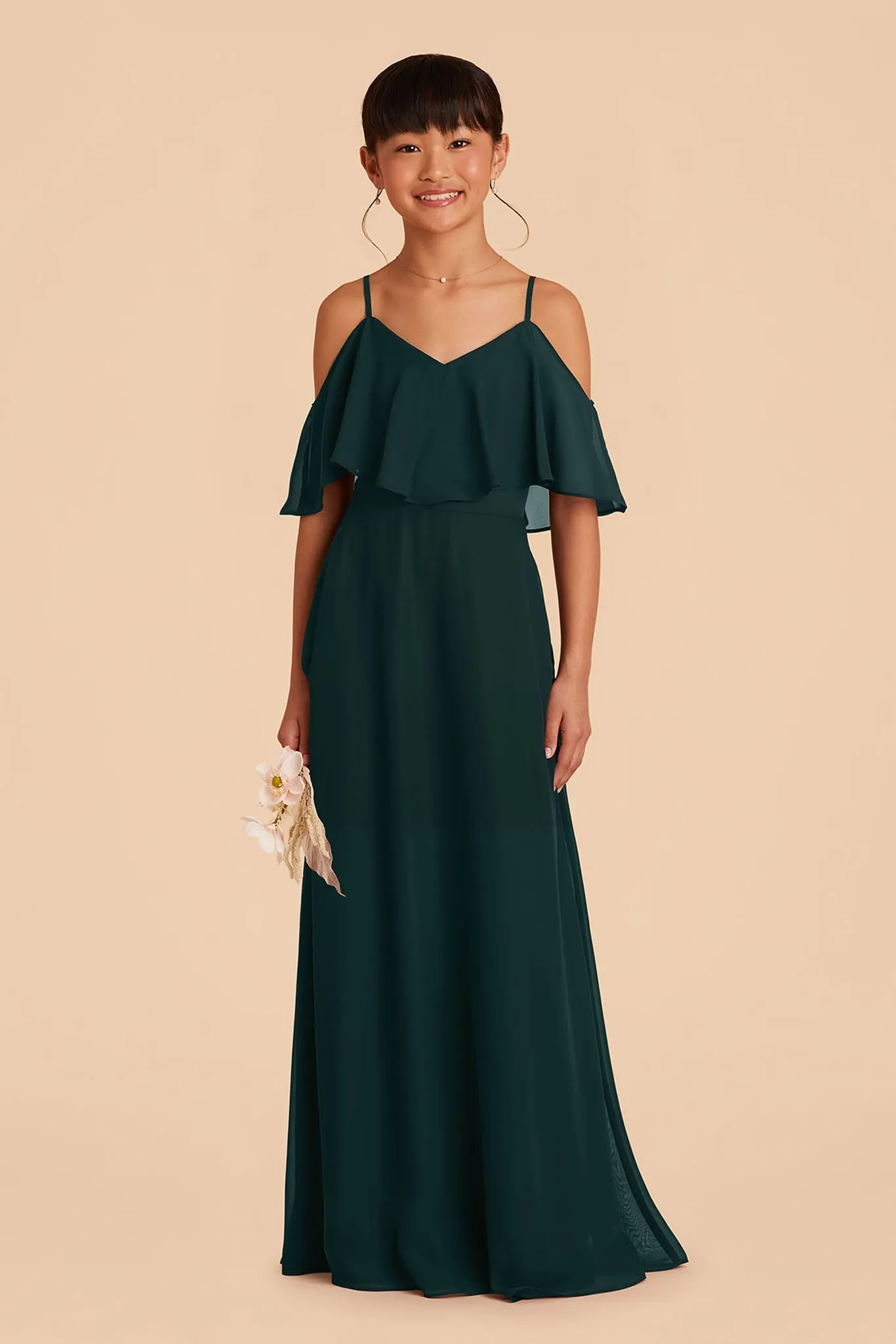 Janie Convertible Junior Dress - Emerald sold by Birdy Grey product image thumbnail 2