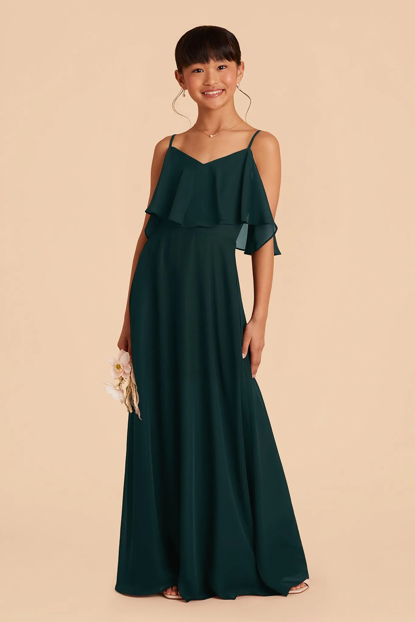 Janie Convertible Junior Dress - Emerald sold by Birdy Grey product image thumbnail 3