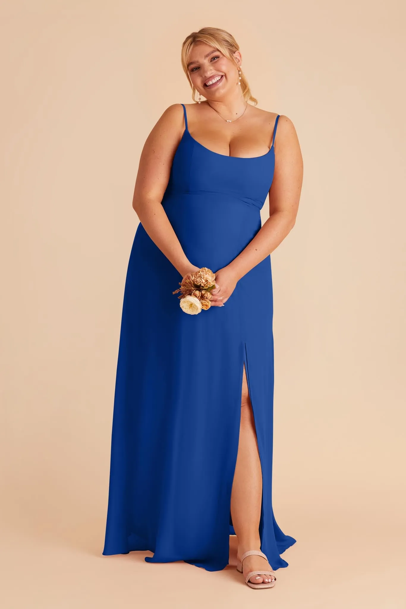 Amy Chiffon Dress - Cobalt Blue sold by Birdy Grey product image thumbnail 2