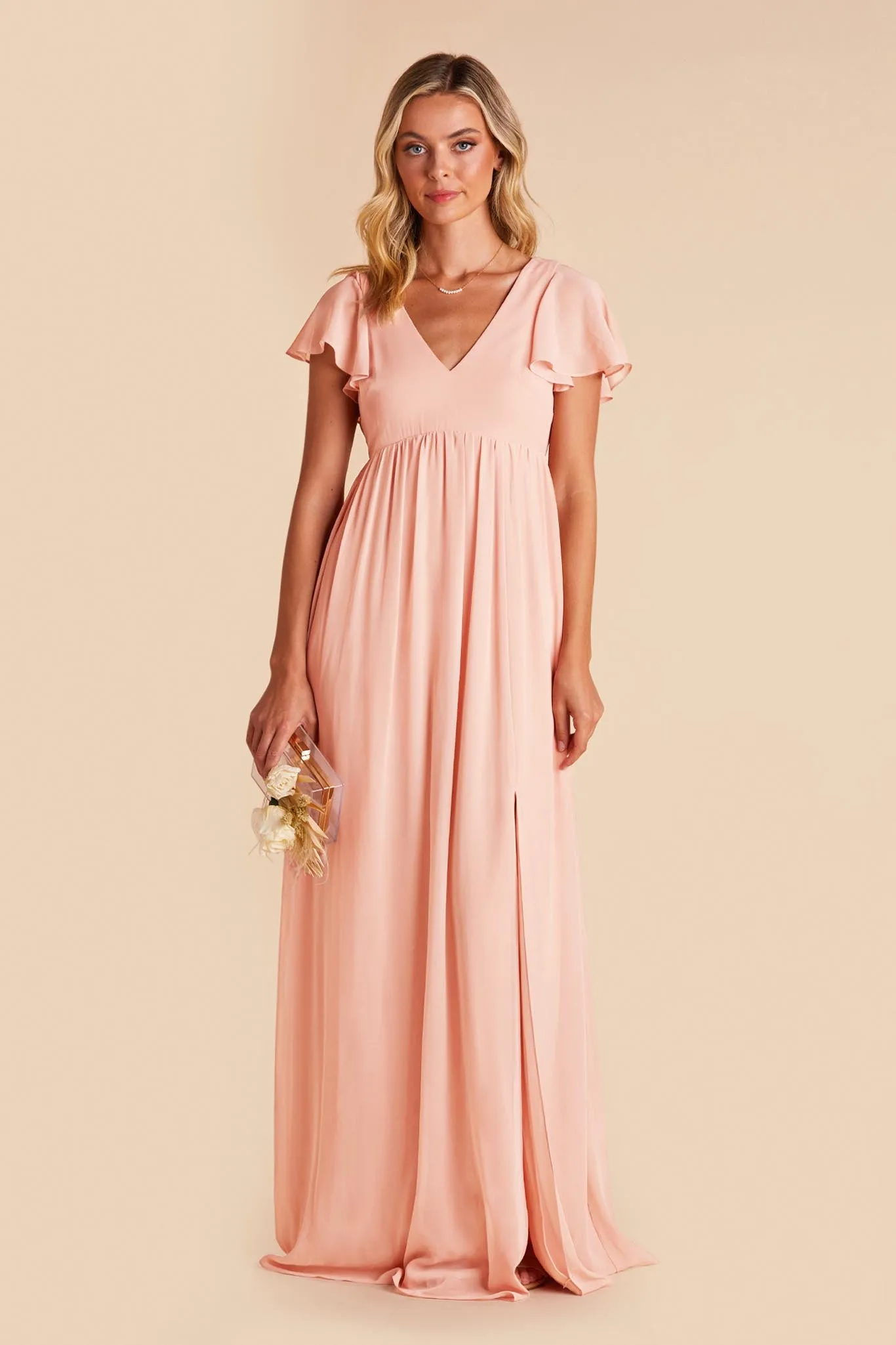 Hannah Empire Dress - Blush Pink sold by Birdy Grey product image thumbnail 4