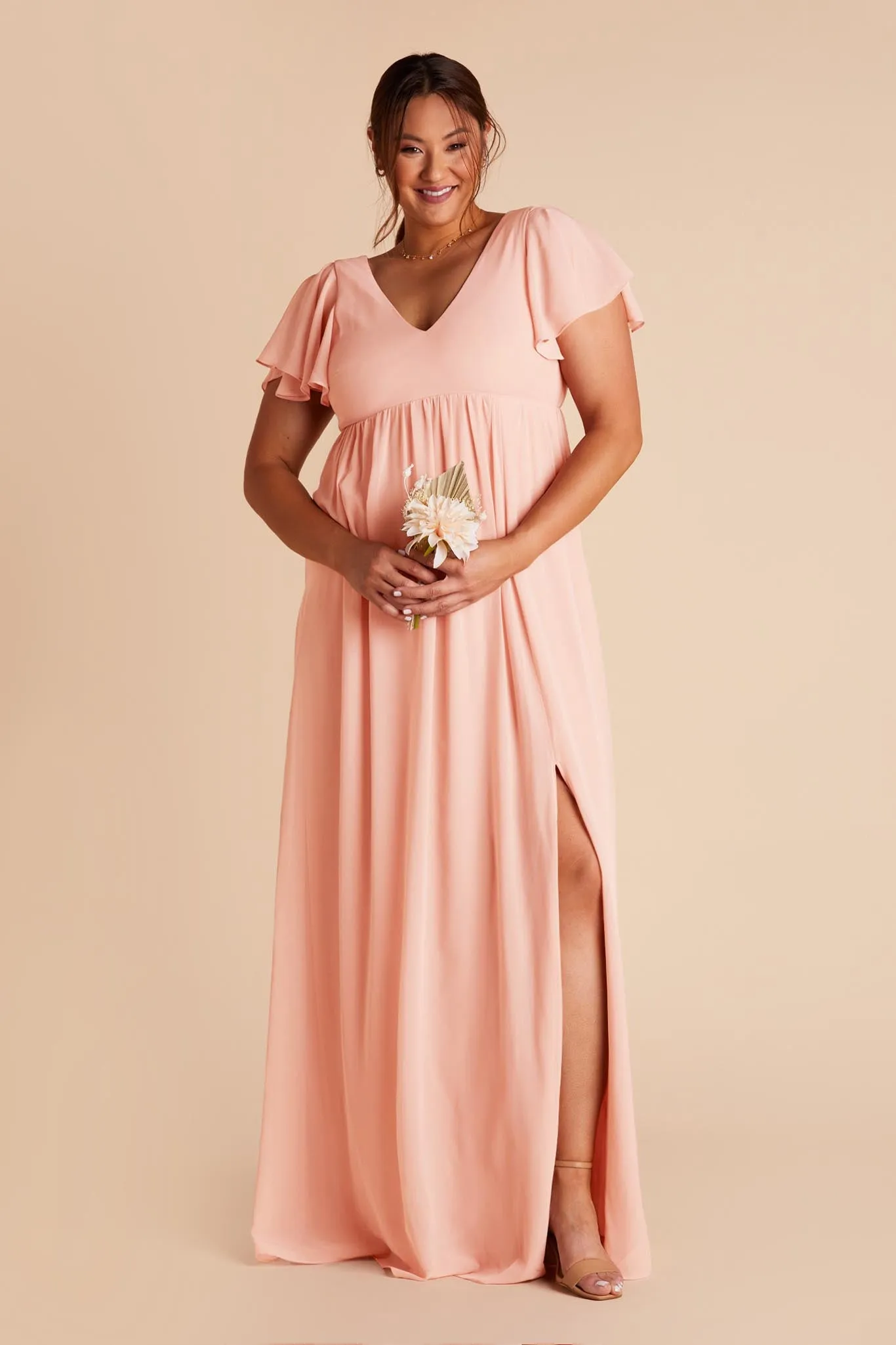 Hannah Empire Dress - Blush Pink sold by Birdy Grey product image thumbnail 3