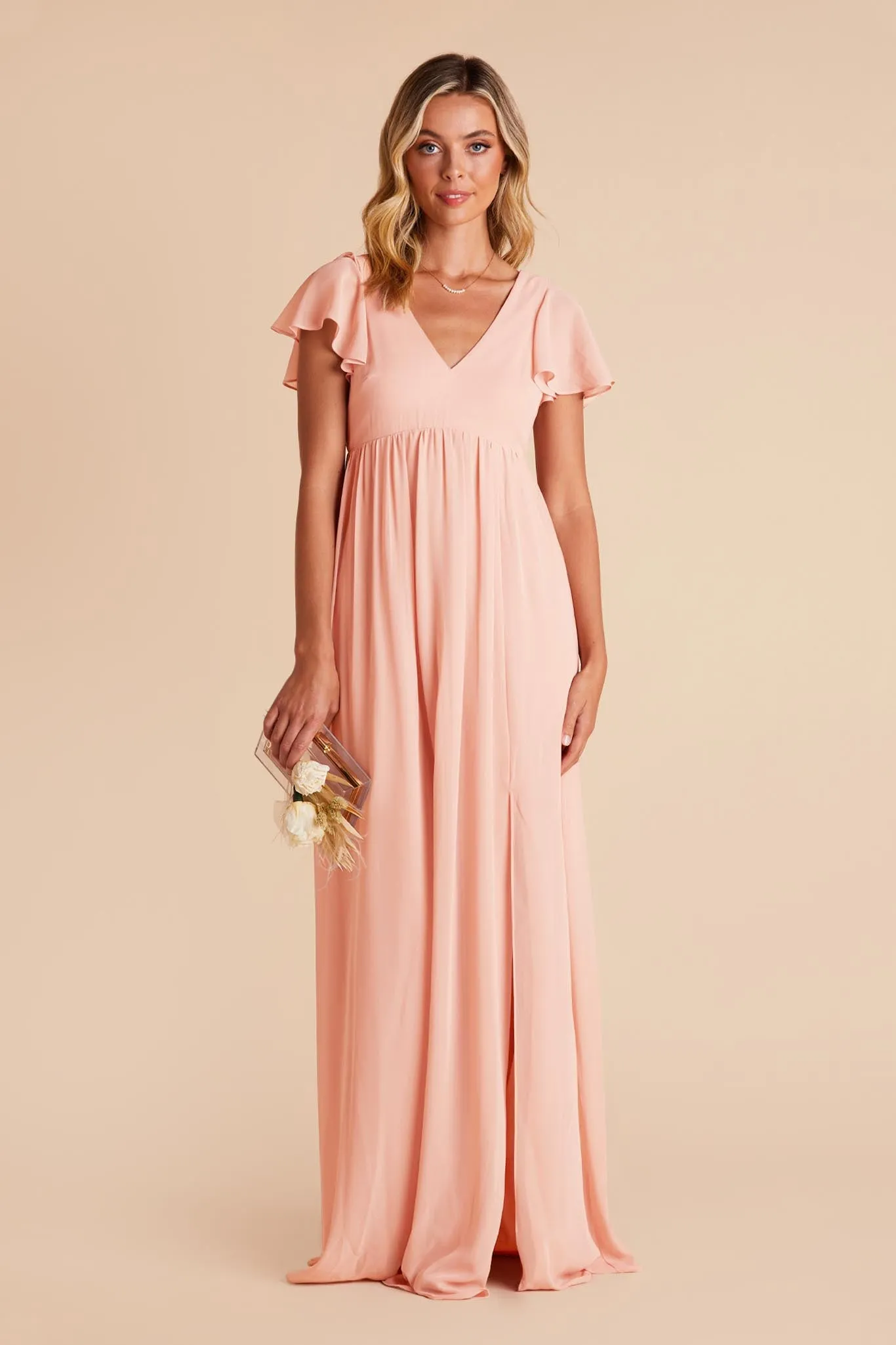 Hannah Empire Dress - Blush Pink sold by Birdy Grey product image thumbnail 5
