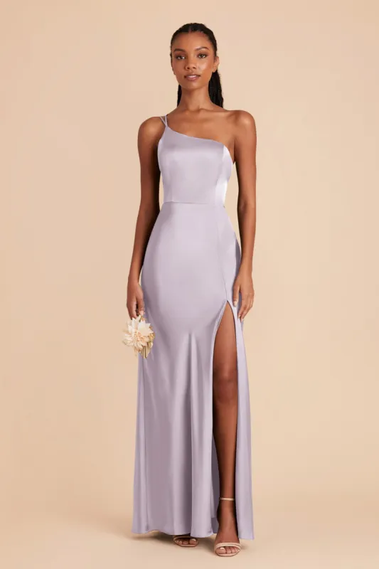 Kensie Matte Satin Dress - Dusty Lilac sold by Birdy Grey