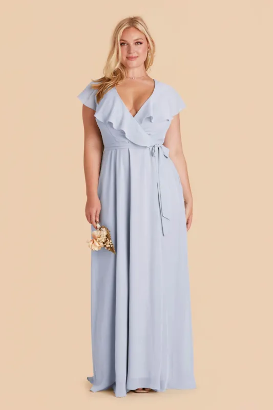 Jackson Chiffon Dress - Ice Blue sold by Birdy Grey