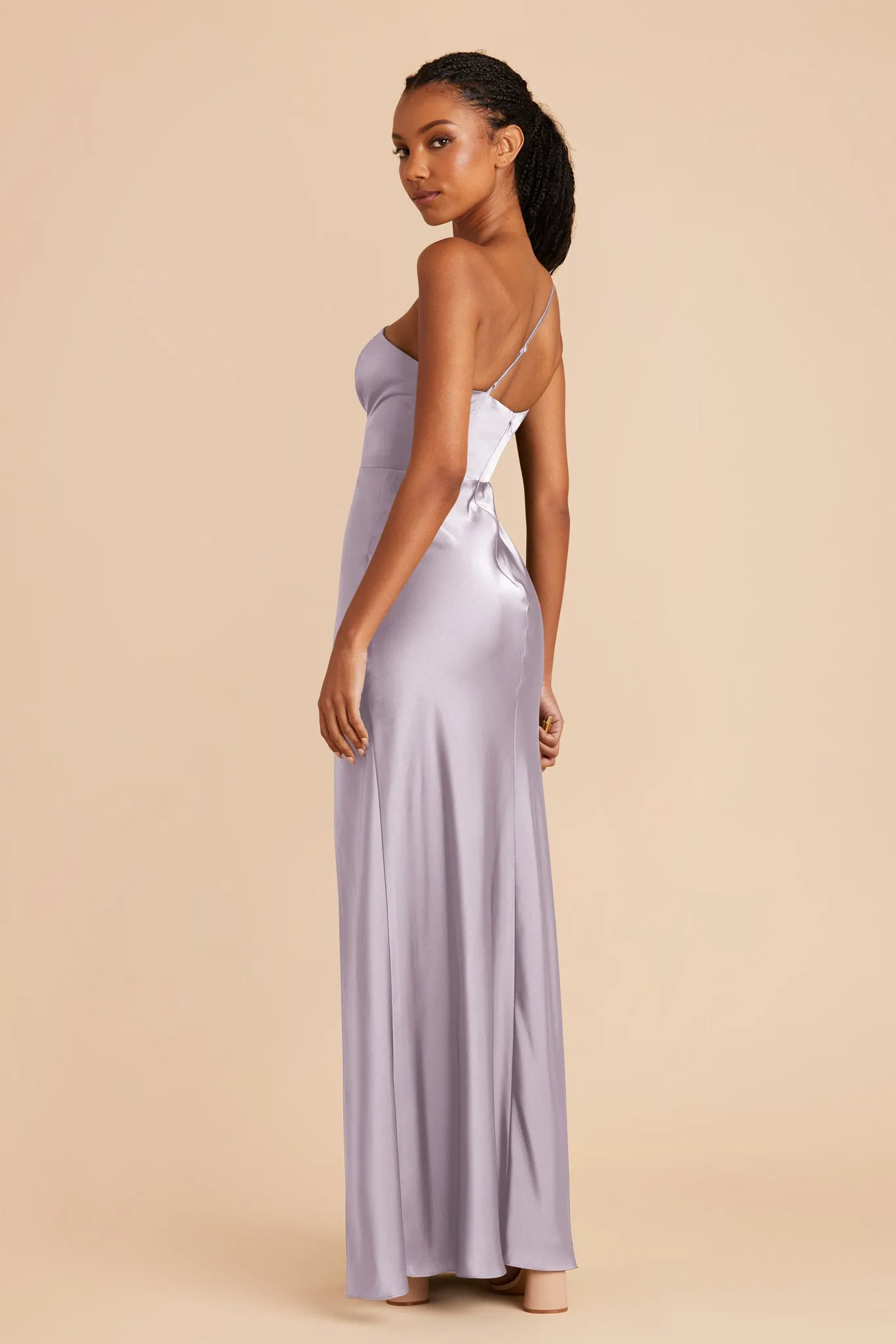 Kensie Matte Satin Dress - Dusty Lilac sold by Birdy Grey product image thumbnail 4