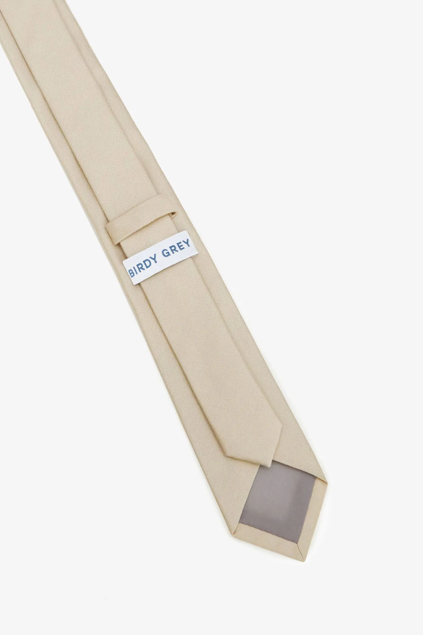 Simon Necktie - Neutral Champagne sold by Birdy Grey product image thumbnail 3