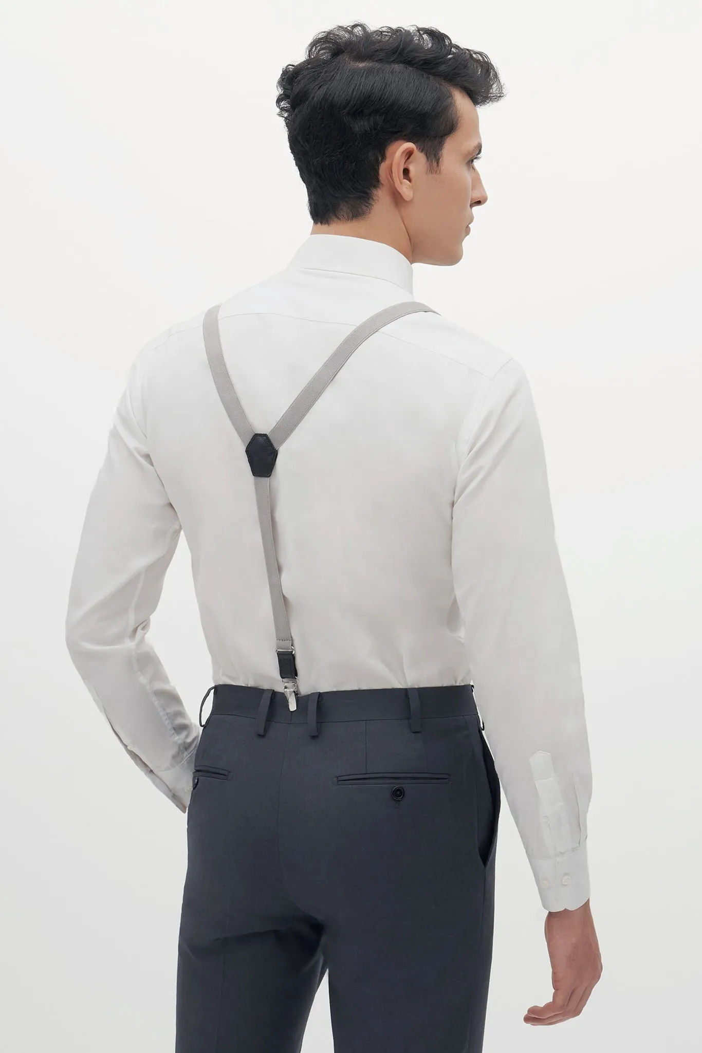 Classic Suspenders By Suitshop - Grey sold by Birdy Grey product image thumbnail 3