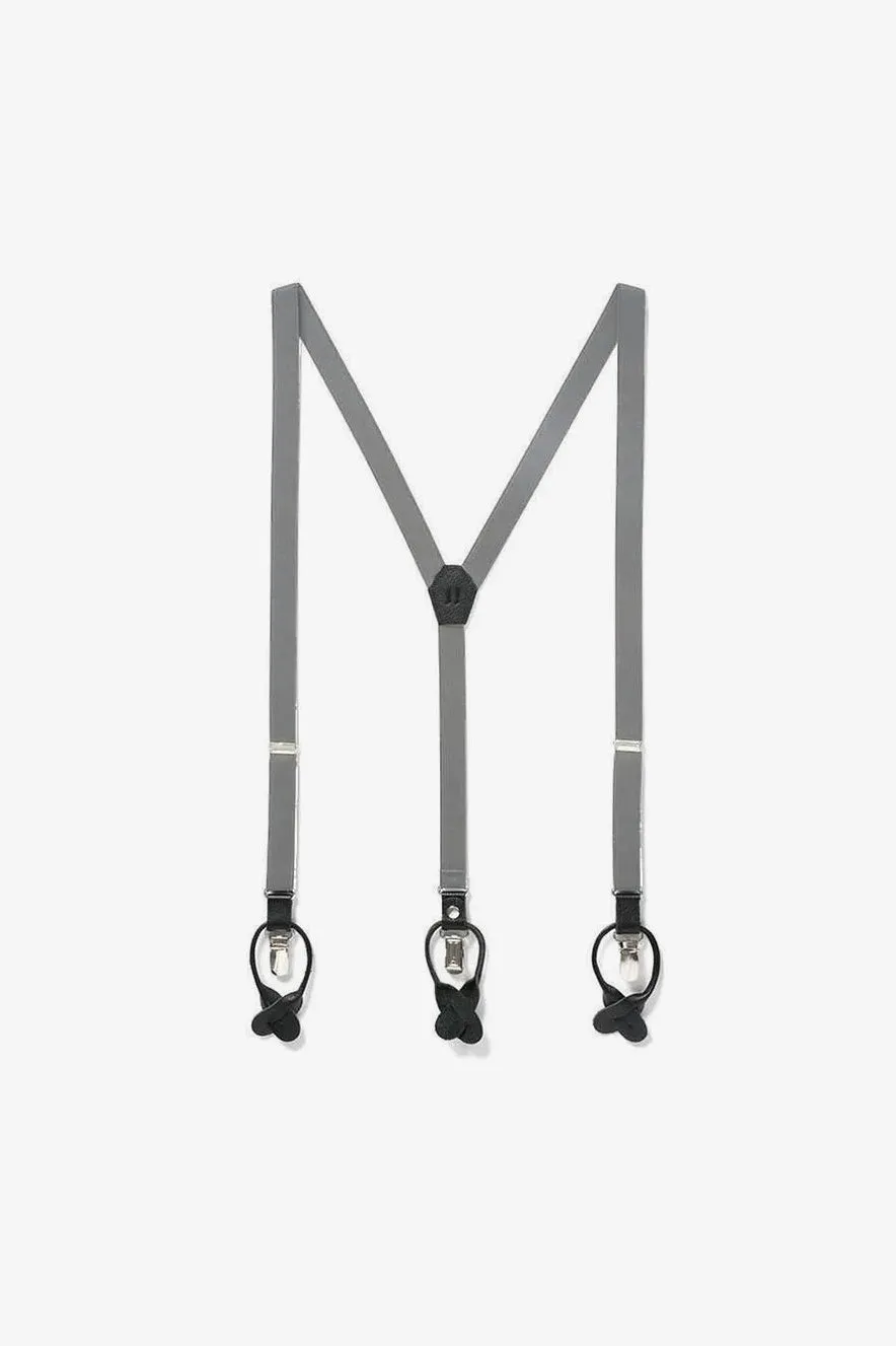 Classic Suspenders By Suitshop - Grey sold by Birdy Grey