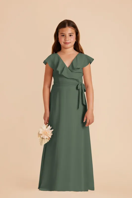 Jax Junior Chiffon Dress - Eucalyptus sold by Birdy Grey