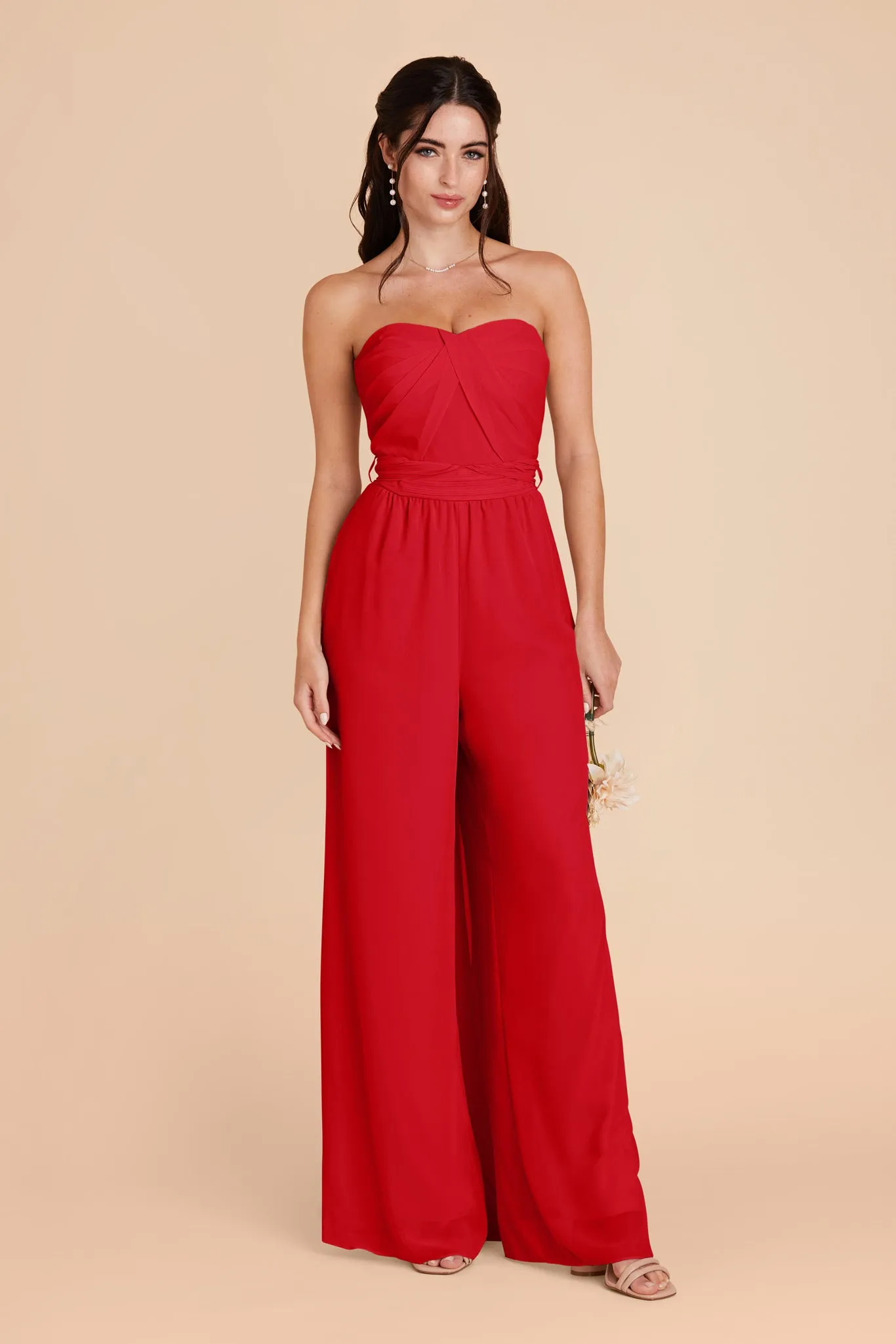 Gigi Convertible Jumpsuit - Ruby Red sold by Birdy Grey product image thumbnail 3