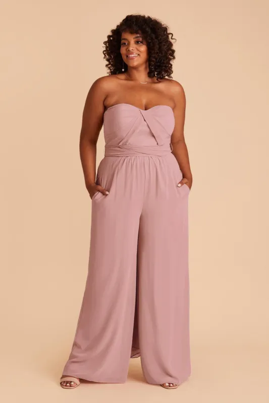 Gigi Convertible Jumpsuit - English Rose sold by Birdy Grey