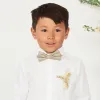Harry Bow Tie - Neutral Champagne sold by Birdy Grey