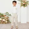 Harry Bow Tie - Neutral Champagne sold by Birdy Grey