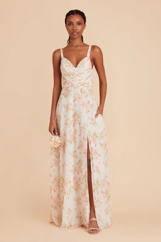 Deborah Chiffon Dress - Whimsical Blooms sold by Birdy Grey