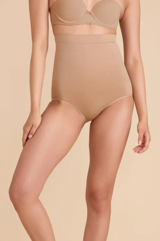 High Waist Brief - Almond sold by Birdy Grey
